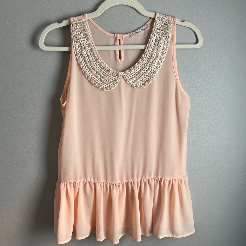 Peach and Pearl top